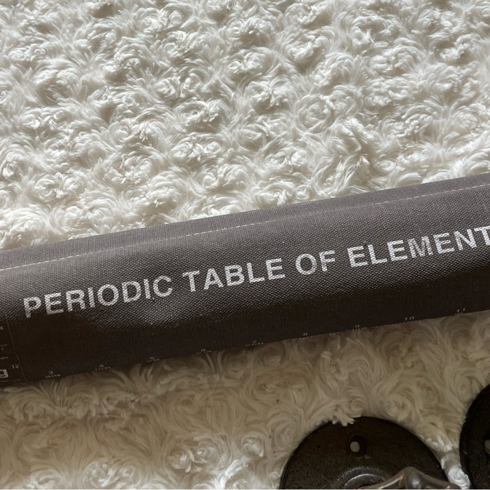 NWT Hobby Lobby Rustic Industrial Periodic Table Canvas Art Tapestry Wall Decor - Picture 5 of 5